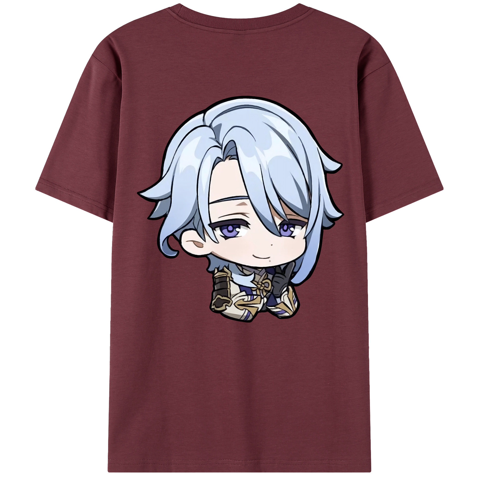 げんし神 神里綾人 かみさとあやと genshin Kamisato Ayato 綿100％半袖Tシャツ（背面プリント）